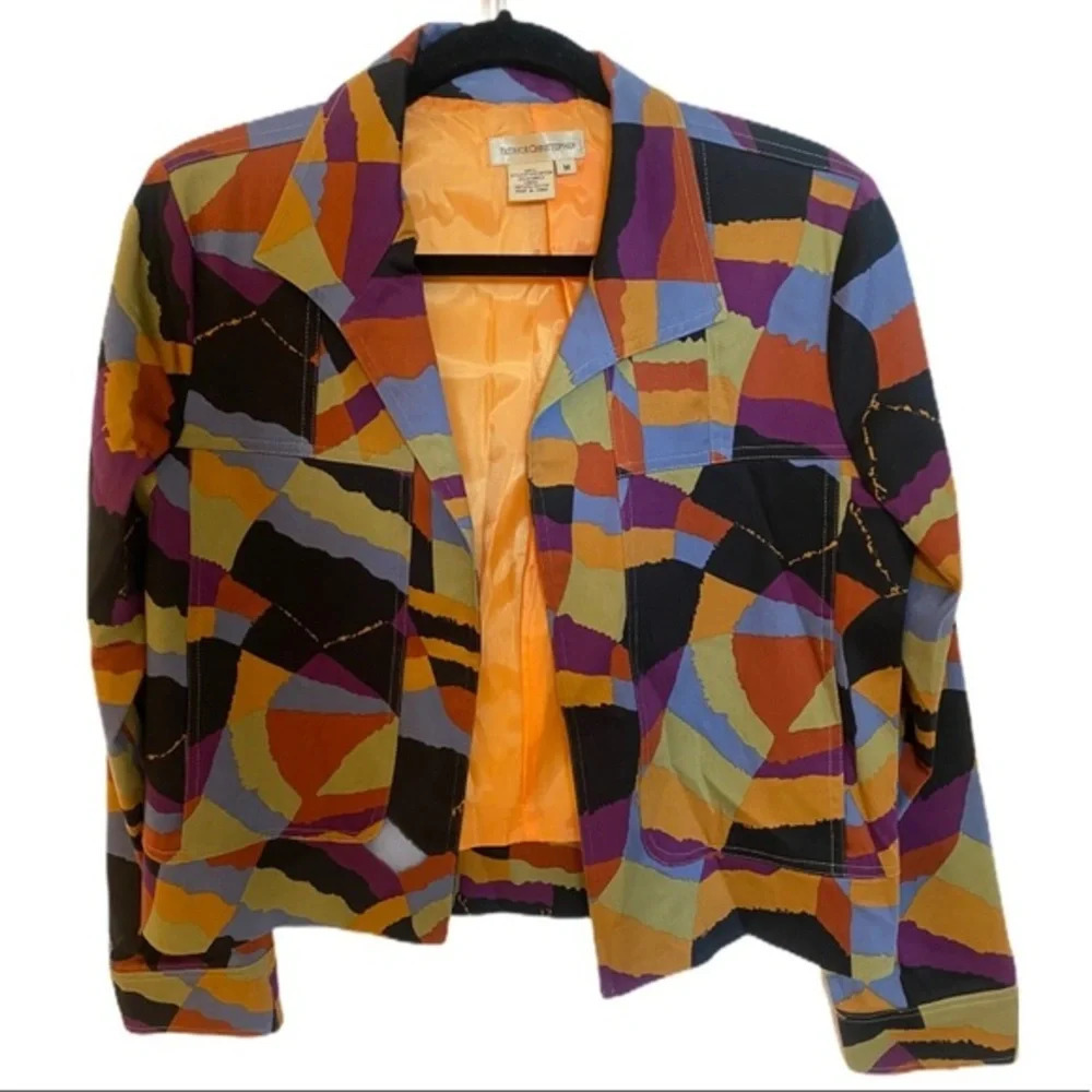 Patrick Christopher Colorful Statement Blazer​